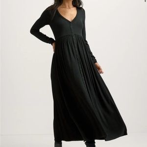 Hatch- The Softest Rib Nursing Dress- size 3